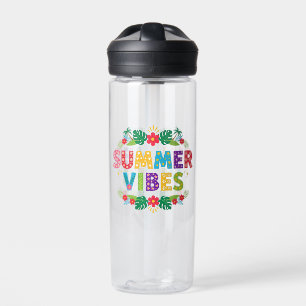 Summer Vibes Floral Design-54504 Hoodie Water Bottle