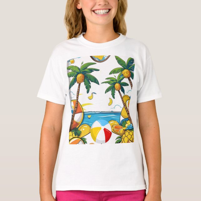 Summer Vibes & Fun Outdoor T-Shirt (Front)