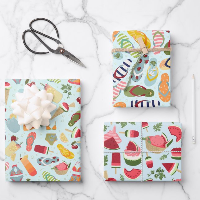 Summer Vibes Gift Wrap (Front)