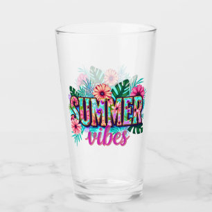 Summer Vibes Glass