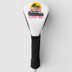 Summer vibes golf head cover