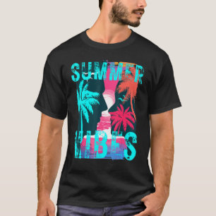 Summer Vibes Hello Summer Vacation Family Beach Ti T-Shirt