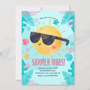 Summer Vibes Invitation