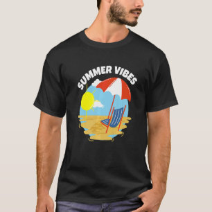 Summer Vibes On The Beach Sun Sea And Sand Vacat T-Shirt