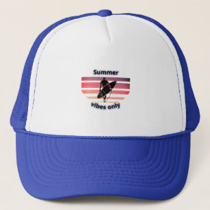 Summer Vibes Only – Artistic Summer T-Shirt Trucker Hat