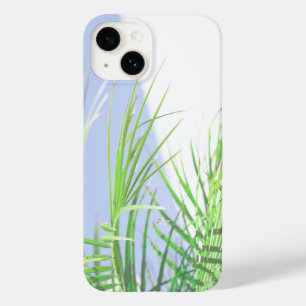 Summer Vibes Palm Tree Leaves Pale Green Pastel Case-Mate iPhone 14 Case