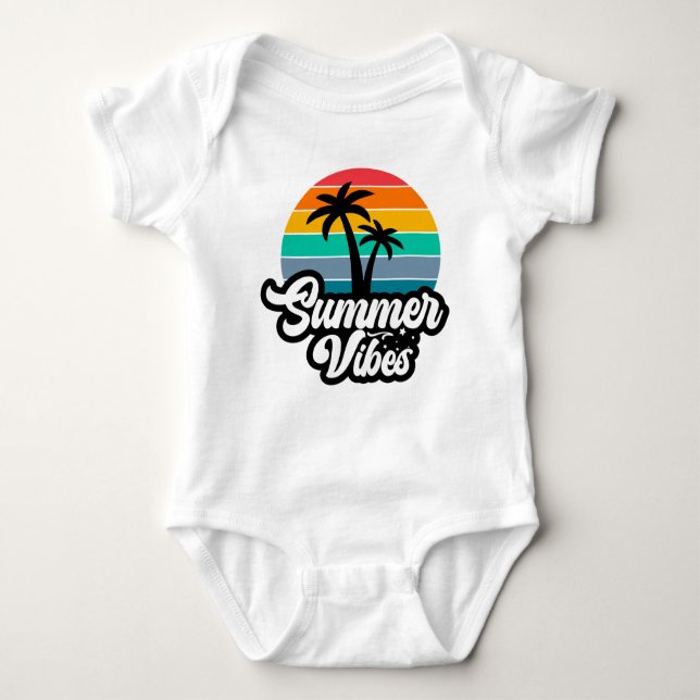 Summer Vibes Paradise-32922 Baby Bodysuit (Front)
