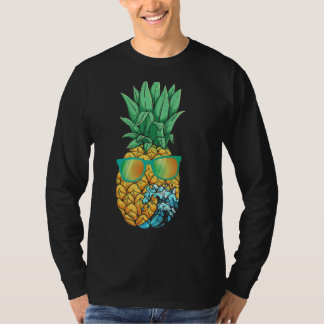 Summer Vibes Pineapple Sunglasses Wave Cool Tropic T-Shirt