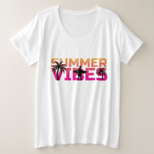 Summer Vibes Plus Size T-Shirt