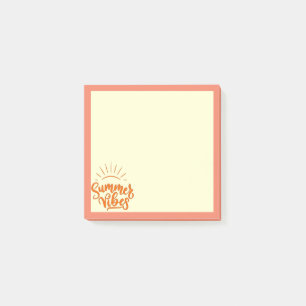 Summer Vibes Post-it Notes