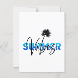 summer vibes postcard