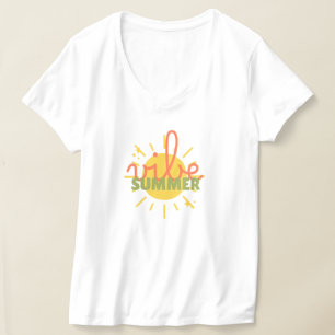 Summer Vibes Retro Beach T-Shirt