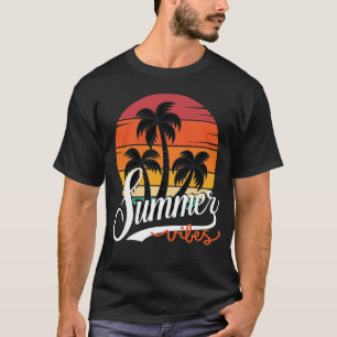 Summer Vibes Retro Sunset And Palm Trees Men's T-Shirt