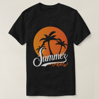 Summer Vibes Retro Sunset And Palm Trees Men's T-Shirt
