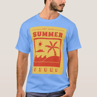 Summer Vibes Retro Vintage Holiday Art 1 T-Shirt