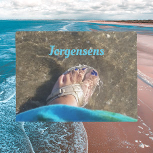 Summer Vibes Splashing and Wading in the Water Doormat