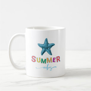 Summer Vibes Starfish Coffee Mug