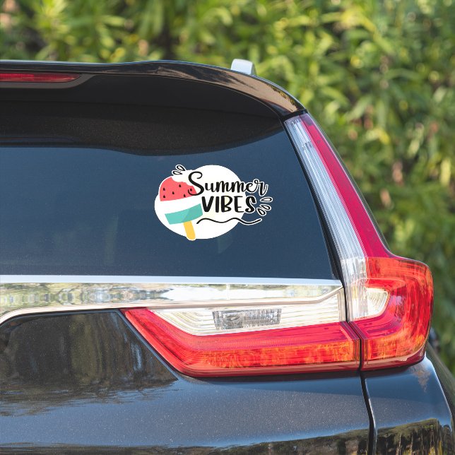 Summer Vibes Sticker (Car Side)