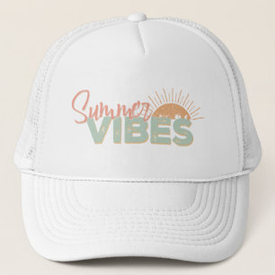 Summer Vibes Sunshine Trucker Hat