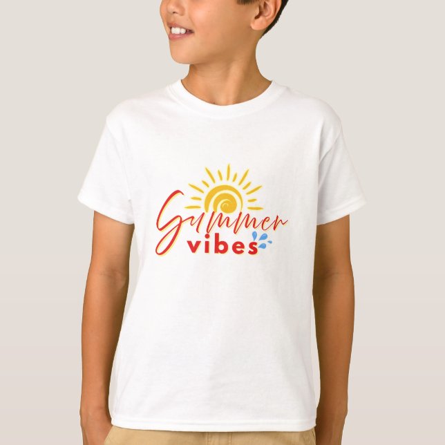 "summer vibes" t-shirt (Front)