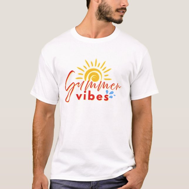 "summer vibes" t-shirt (Front)