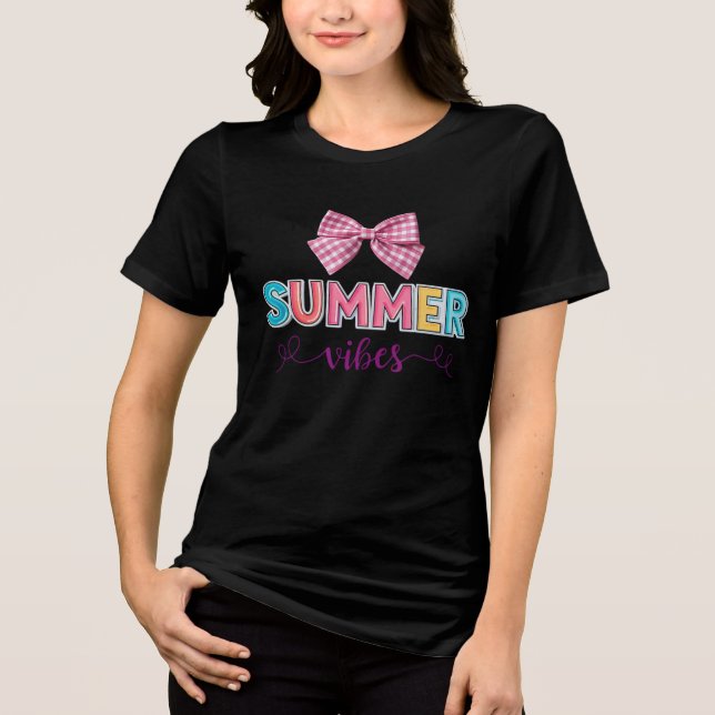 Summer Vibes T-Shirt – Bright & Fun Beach Tee (Front)