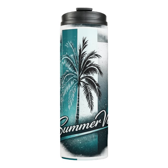 summer vibes thermal tumbler (Front)