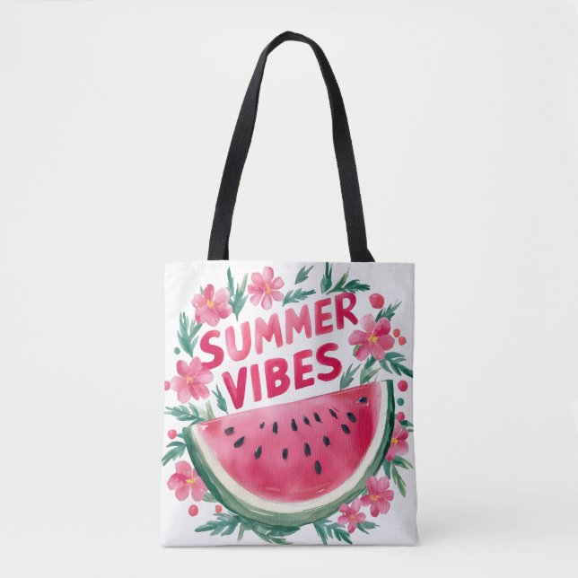 Summer Vibes Tote Bag (Front)