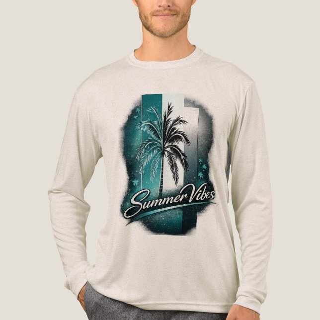Summer Vibes Tri-Blend Shirt (Front)
