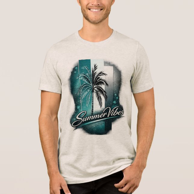 Summer Vibes Tri-Blend Shirt (Front)