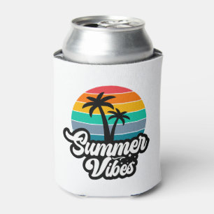 Summer Vibes Tropical Lake Scene-32922 Can Cooler