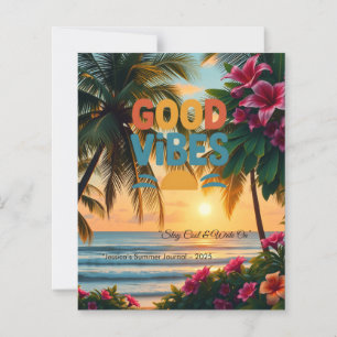 Summer Vibes Tropical Notebook