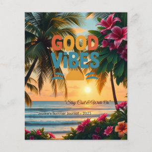 Summer Vibes Tropical Notebook Flyer