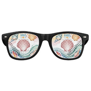Summer Vibes Tropical Notebook Retro Sunglasses