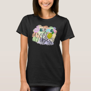 Summer Vibes Vacation Cute Colourful Watermelon Pi T-Shirt