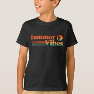 SUMMER VIBES VINTAGE SUNSET VACATION T-Shirt