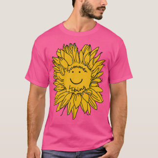 Summer Vibing Yellow Sunflower T-Shirt