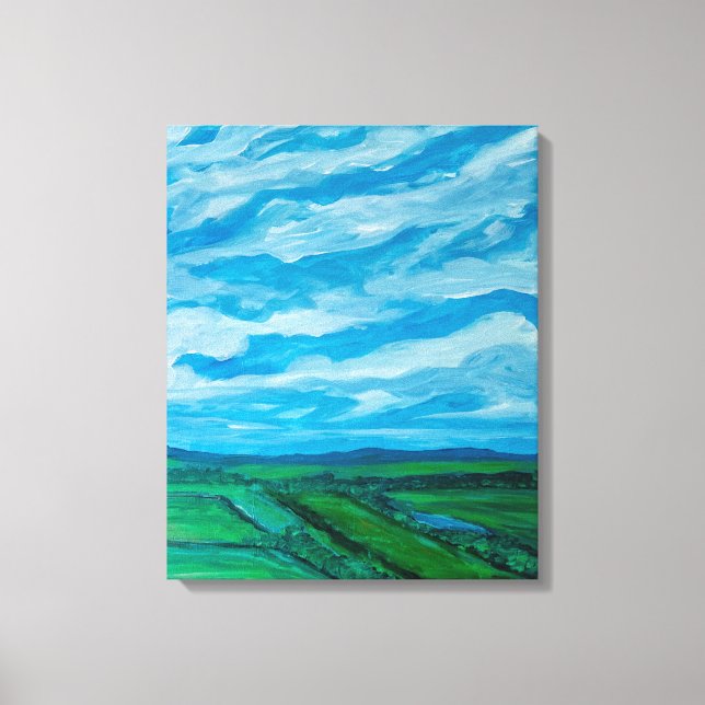 SUMMER VIEW CANVAS PRINT (Front)