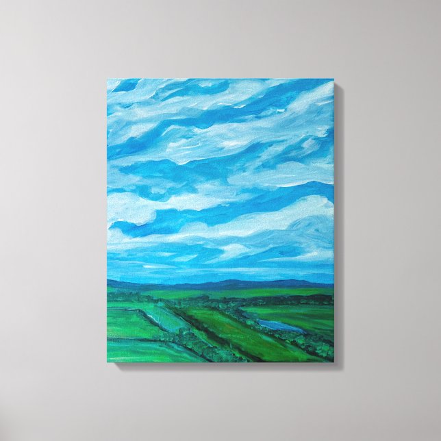 SUMMER VIEW CANVAS PRINT (Front)