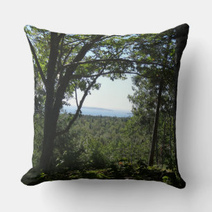 Summer View in Acadia National Park Cushion