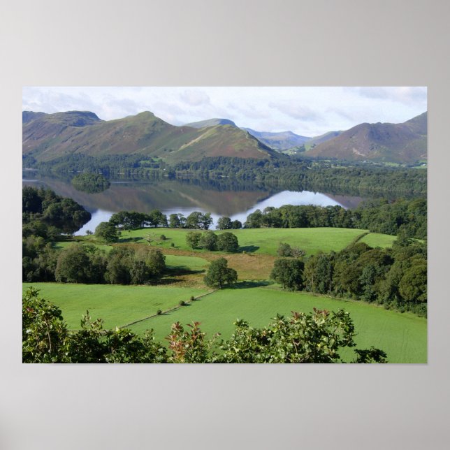 Summer View of Derwentwater Poster (Front)