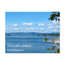 Summer view of Oslofjord from Oslo, Norway