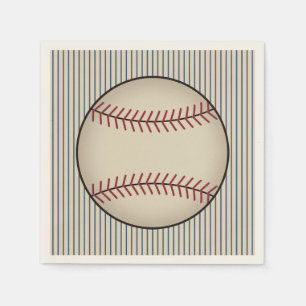 Summer Vintage Baseball Party Napkins