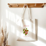 Summer Vintage Red Cherries Custom Bridesmaid Gift Tote Bag<br><div class="desc">Summer Vintage Red Cherries Boho Nature Custom Bridesmaid Gift Tote Bag</div>