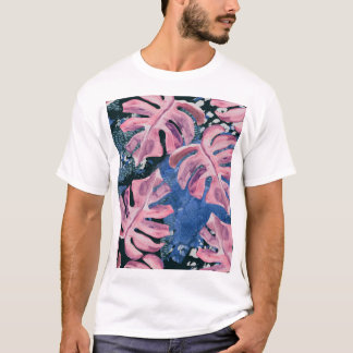 Summer Watercolor Tropical Grunge Pattern T-Shirt