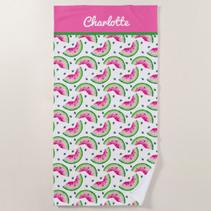 Summer Watermelon Beach Towel