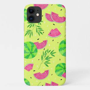 Summer Watermelon Branches Bright Tropical Pattern Case-Mate iPhone Case