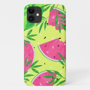 Summer Watermelon Branches Seeds Bright Tropical Case-Mate iPhone Case