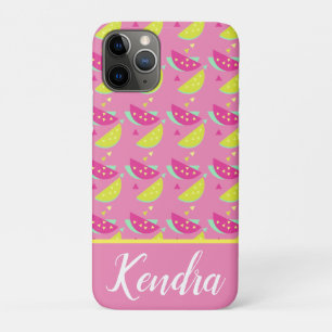 Summer Watermelon Fruit Mix Pink Yellow Confetti Case-Mate iPhone Case