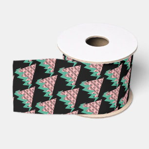Summer Watermelon Geometrical Shapes Fruit Grosgrain Ribbon